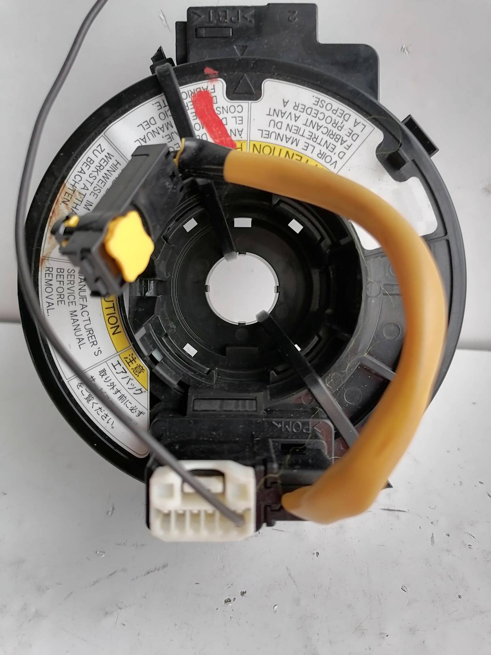 Contatto spiraliforme airbag